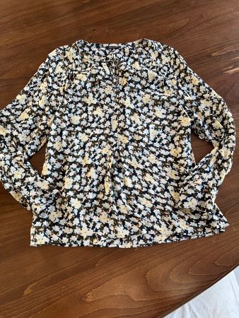 Damen Bluse Marc O'Polo Blumenmuster Gr. 40 Top Zustand