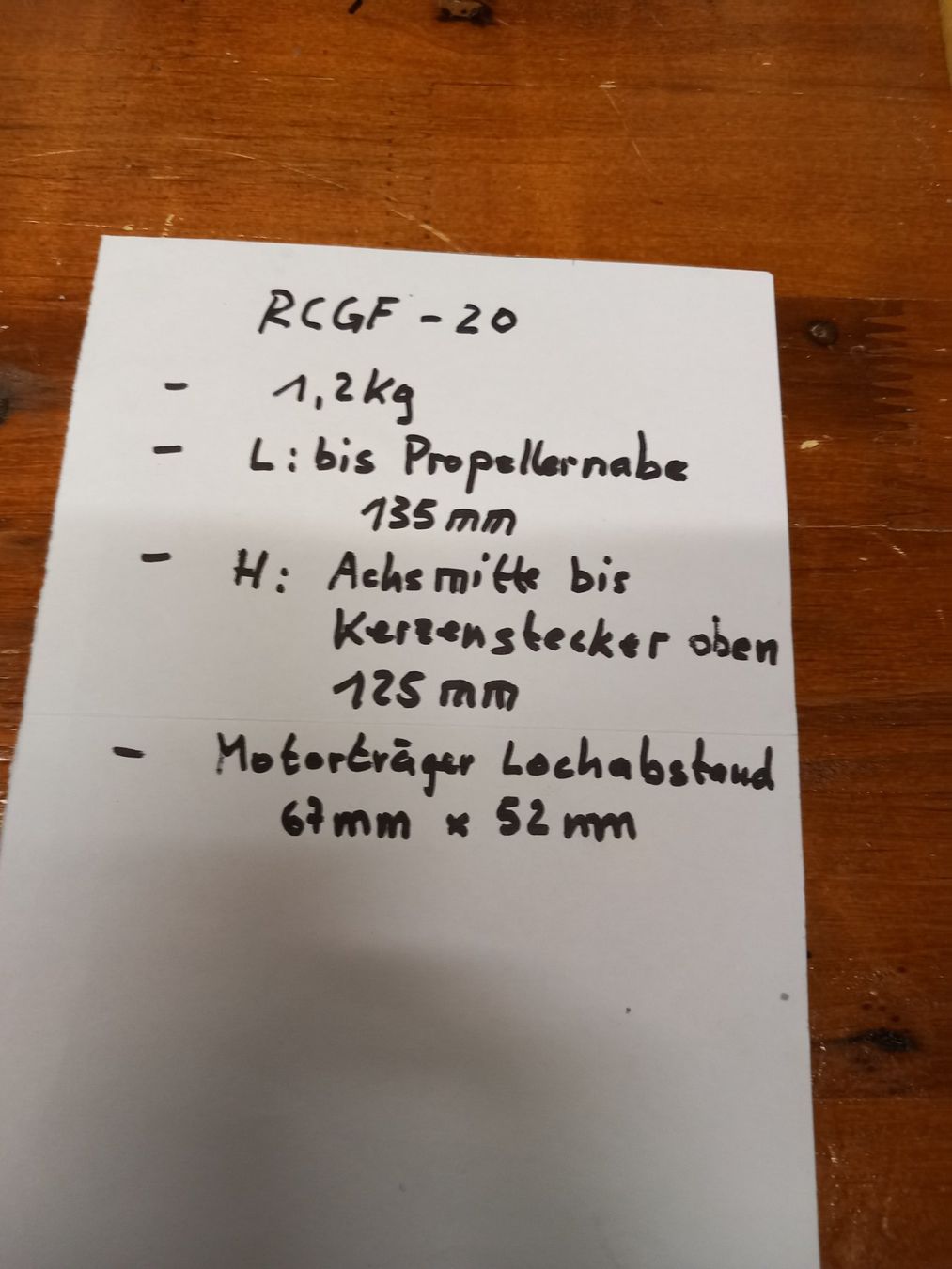 RC Kits de montage: Rc Modellbenzinmotor RCGF mit 20 kcm – D'occasion à Givisiez par Reiffel 1