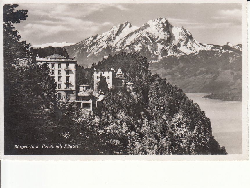 Ansichtskarten: Bürgenstock ca. 1950 – Gebraucht aus Bürglen TG von StampGraf