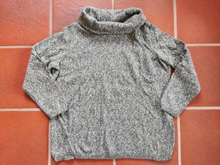 Bonita; grüner Feinstrick-Pullover/Rollkragenpullover Gr. XL