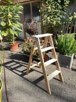 Tretleiter Holz 3 Stufen gut erhalten