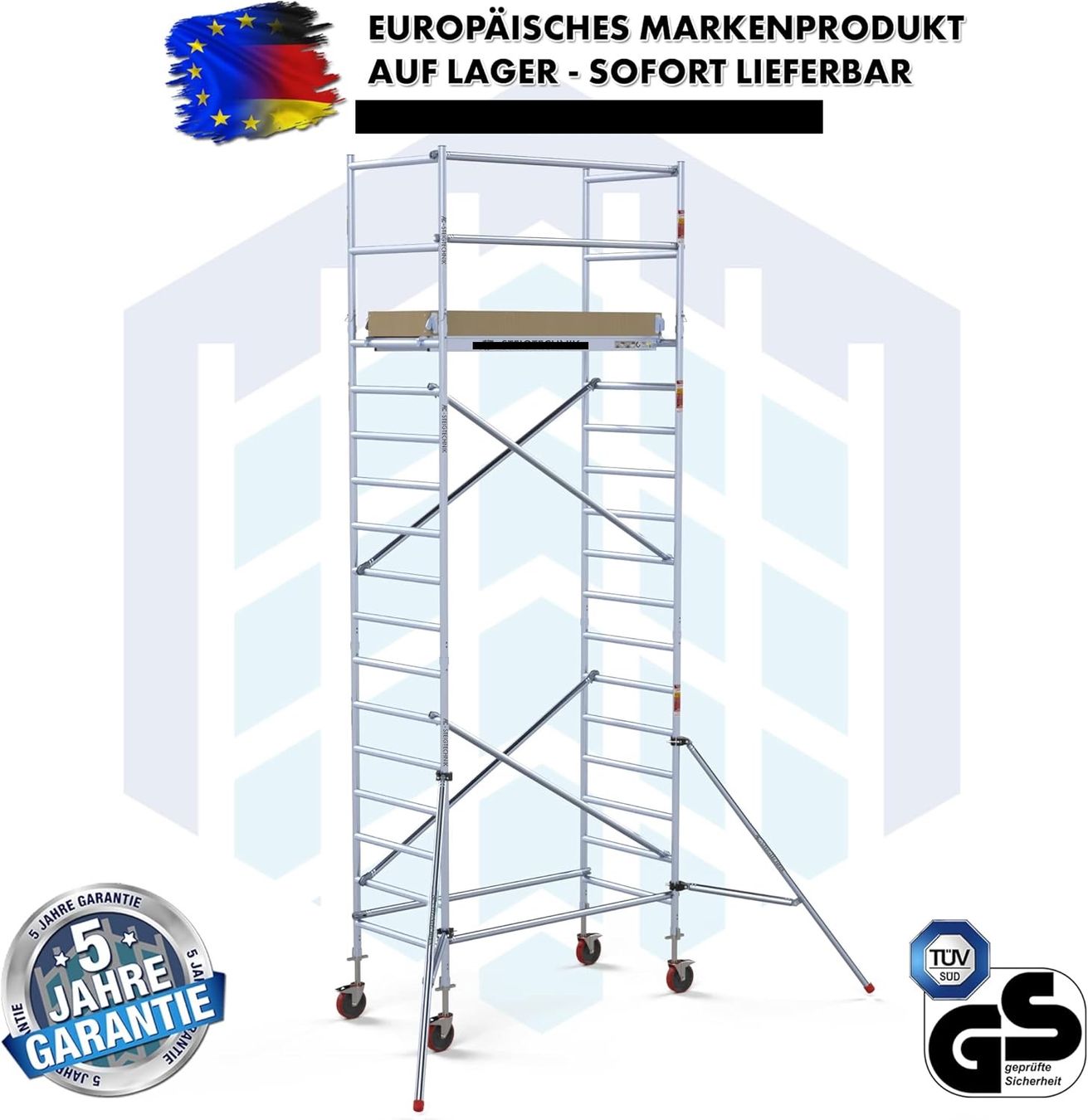 Ponteggi: Rollgerüst- Gerüst Arbeitshöhe 6.30m – Nuovo (secondo la descrizione) da Oftringen venduto da alurollgerueste 1
