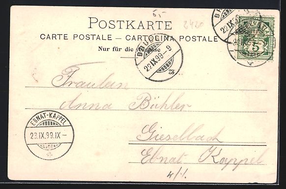 Cartes postales: Brugg, Ortsansicht, Kaserne, Brückensch – D'occasion à Berlin par bartko-reher 1