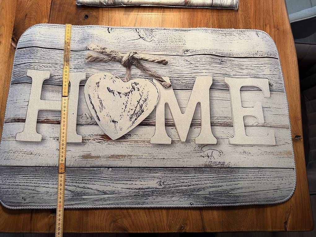 Tappeti: Fussmatte "Home" im Shabby Chic Look - Herbstdeko! – Usato da Häggenschwil venduto da _kick 1