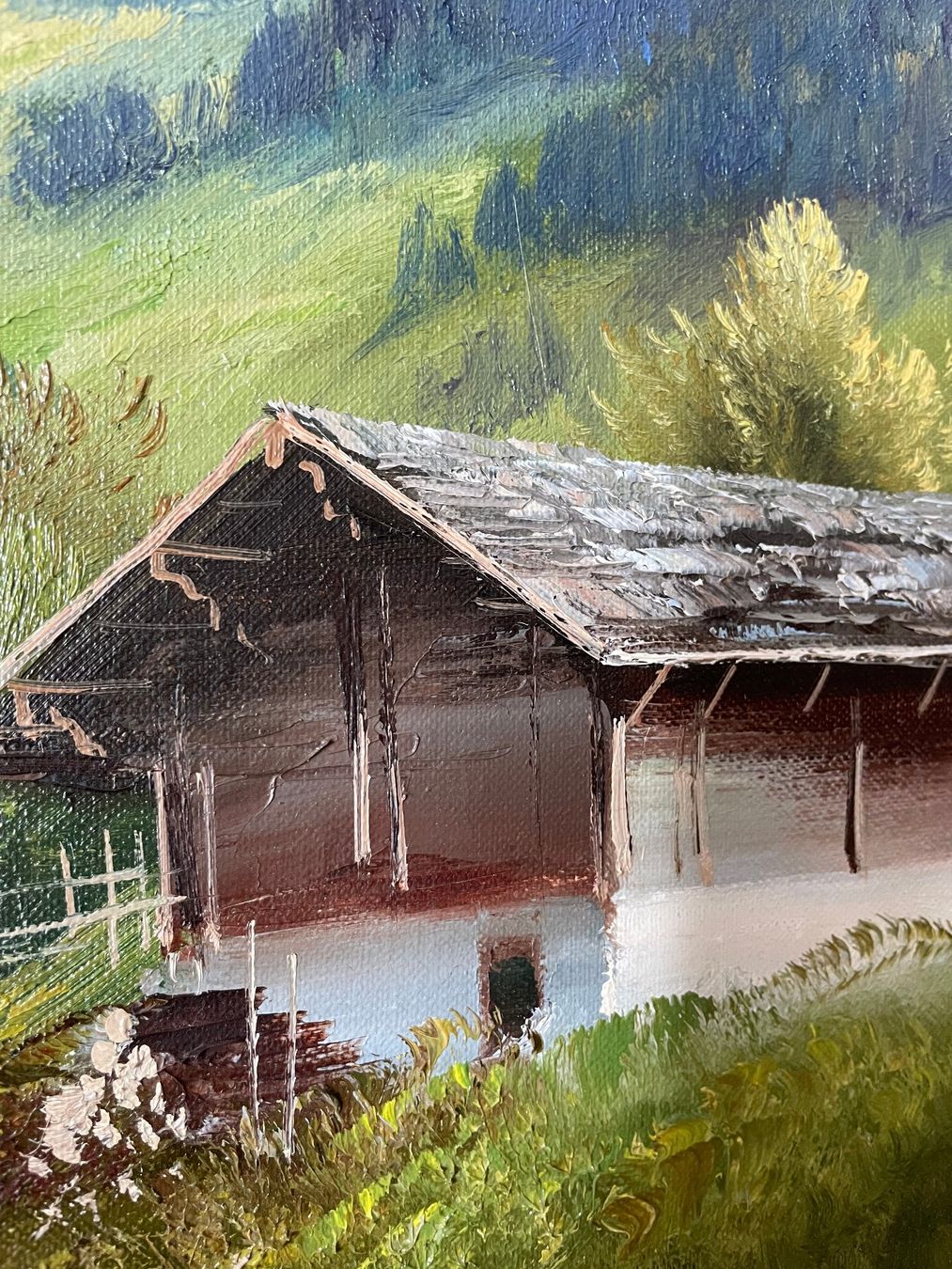 Gemälde: Originales Ölgemälde Walter Buess Kanderthal bei Mitholz – Gebraucht aus Münchenbuchsee von hamama18 1