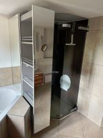 Ausziehschrank 4B, 175cm  hoch, Spiegel vorne und links