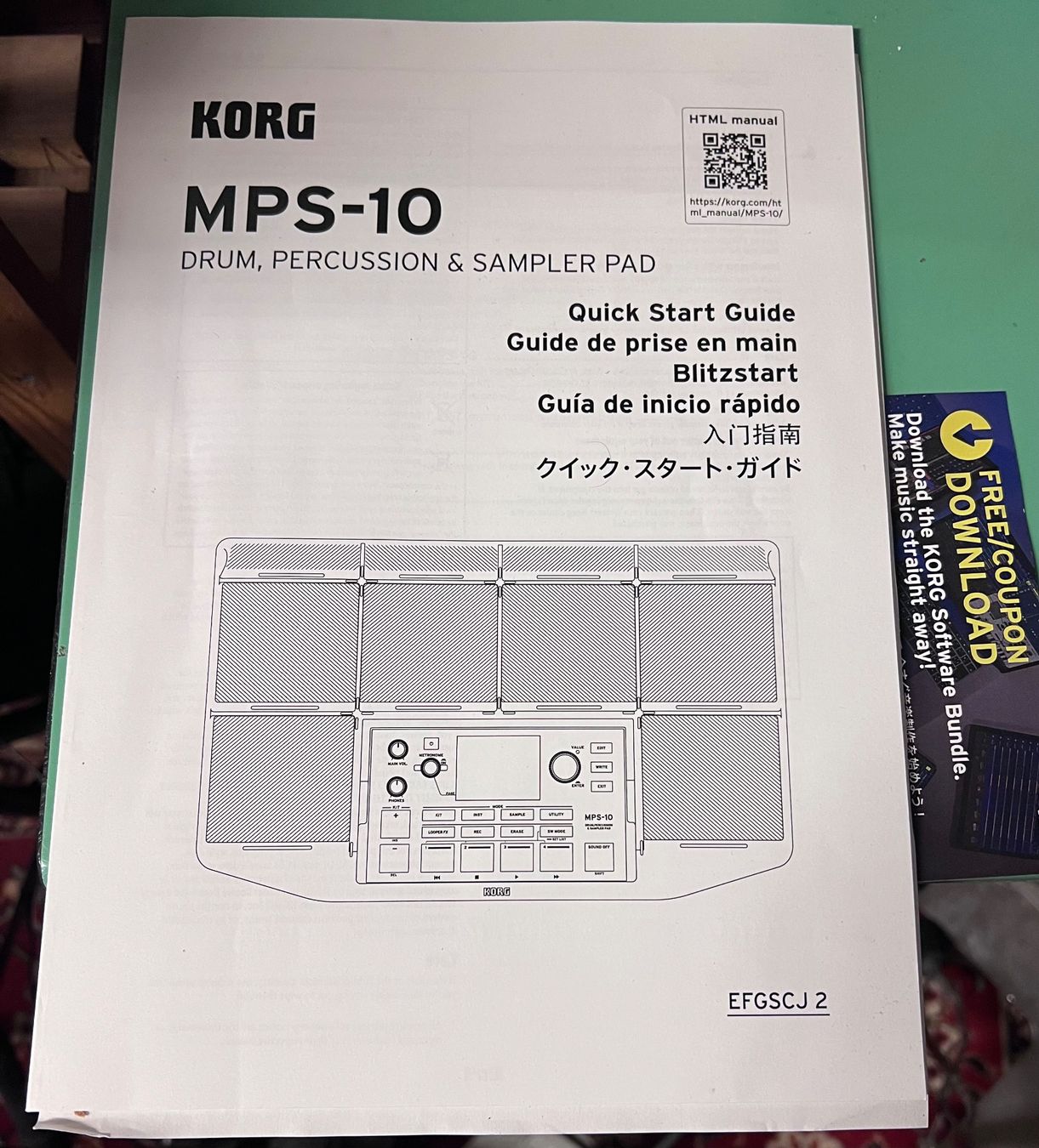 Musikinstrumente: Drum Sampler Korg MPS-10 – Gebraucht aus Ried-Brig von duracell555 1