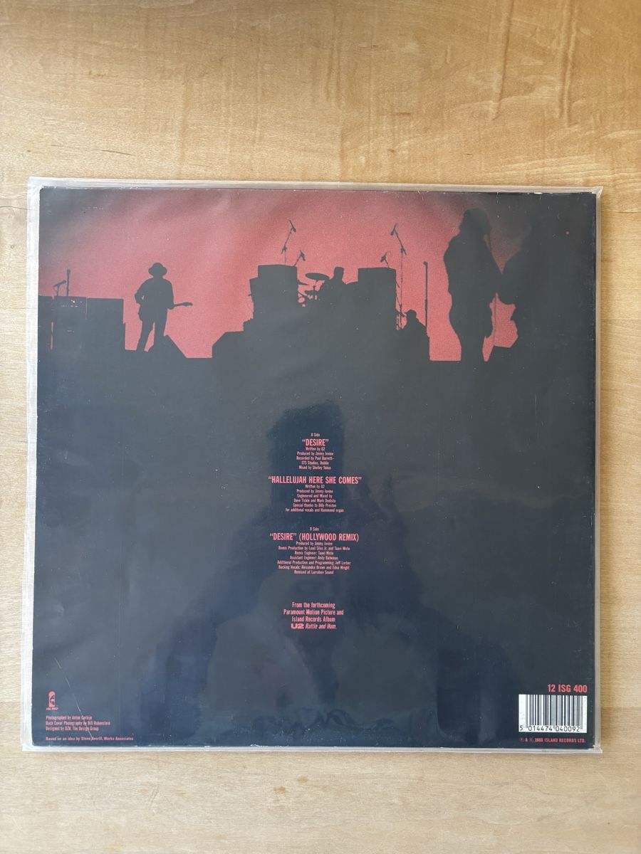 Dischi in vinile: U2 - Desire (LP) – Usato da Zürich venduto da Interpol 1