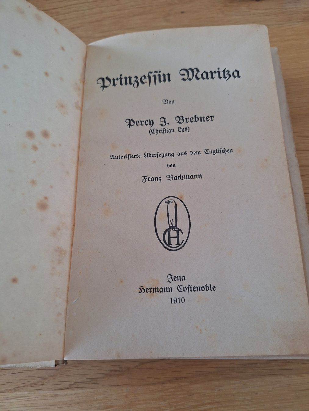 Livres: Buch Prinzessin Maritza - Percy Brebner – D'occasion à Wanzwil par chlinih93