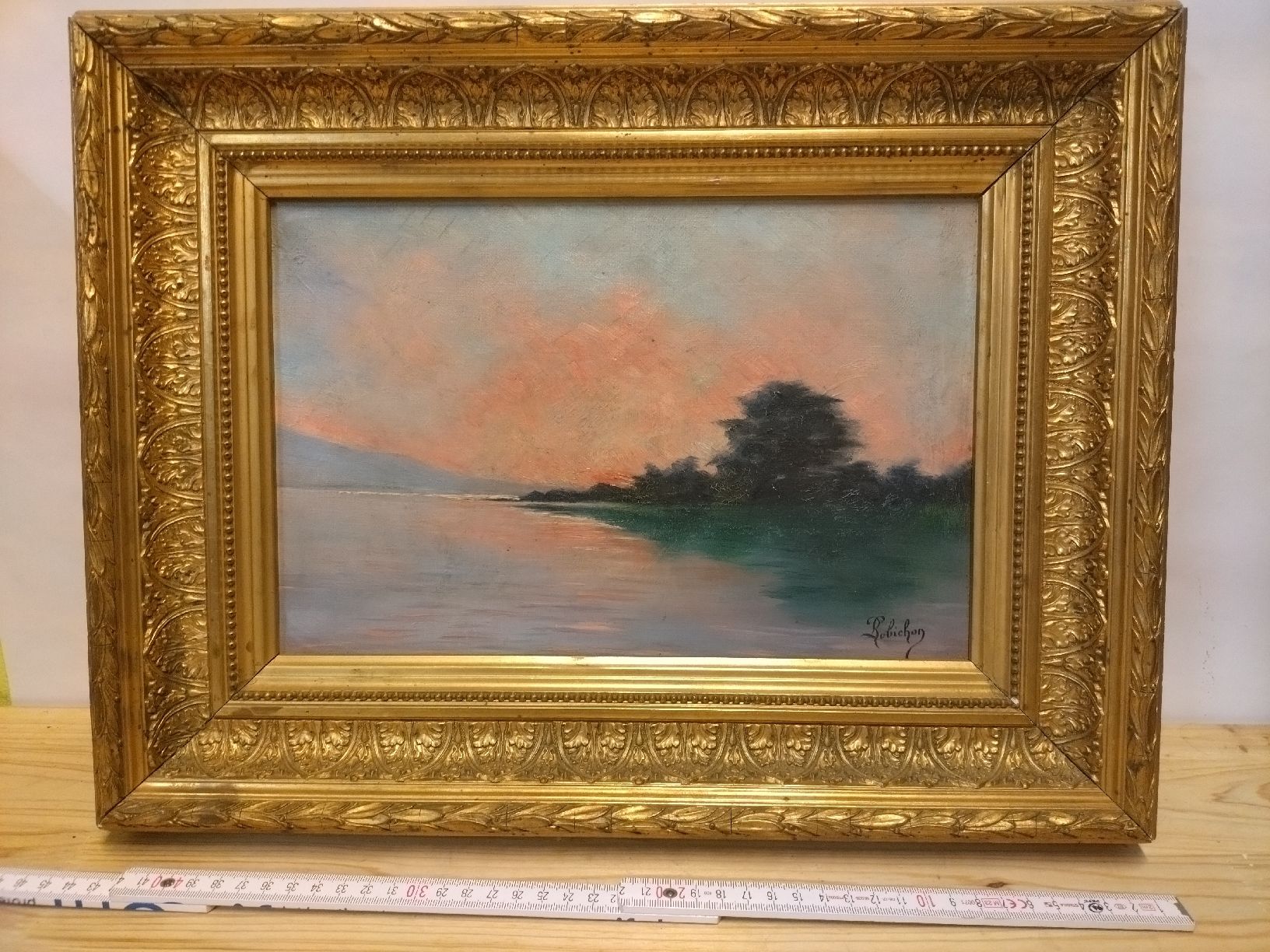 Dipinti: Tableau Paysage XIXÈME Robichon – Usato da Farvagny-le-Grand venduto da LaCaverne