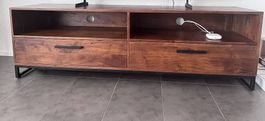 NEUF Meuble TV bois naturel