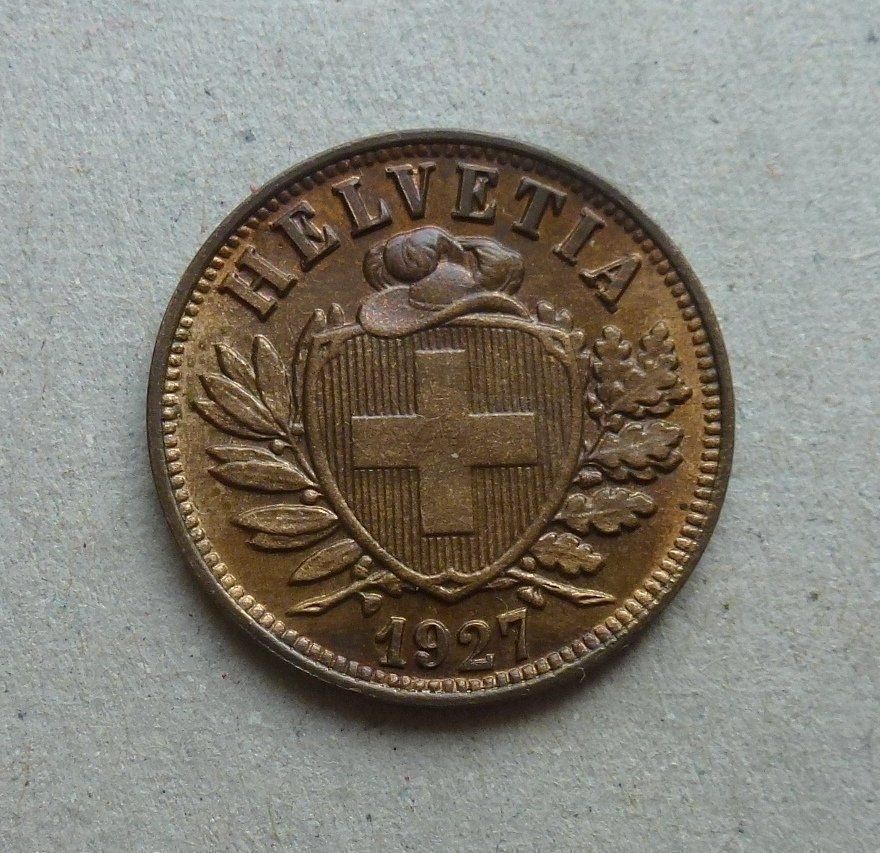 Tutti le monete: ++ 2 Rappen 1927, gute Erhaltung – Usato da Walkringen venduto da Casablanca777