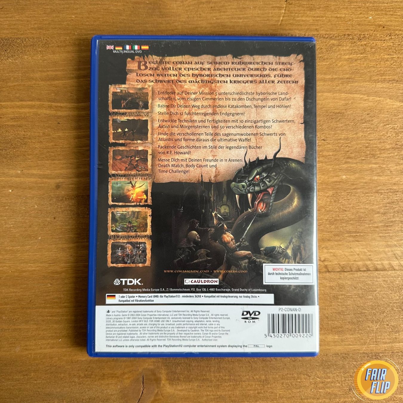 Jeux: PS2 - Conan – D'occasion à Luzern par fairflip 2