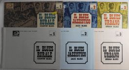 3 Blues LPS mit Songtexten von 1974