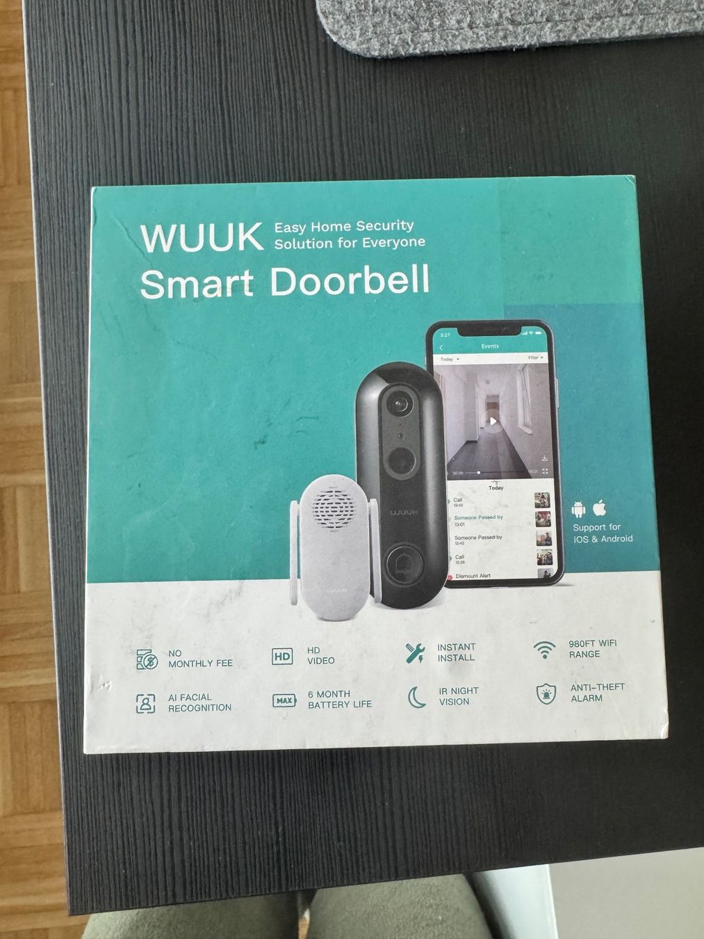 Videocamere: WUUK Easy Home Security Solution for Everyone Smart Doorbell – Usato da Gland venduto da minterbrick