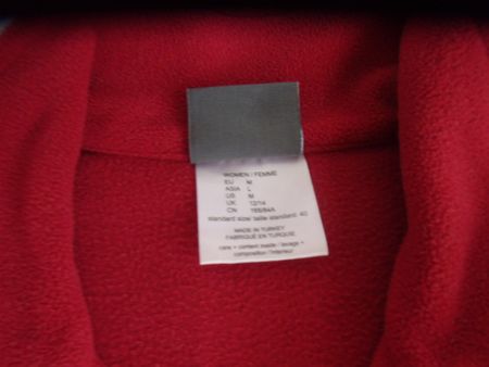 Jack Wolfskin Fleece Pulli Gr. M, dunkelrot