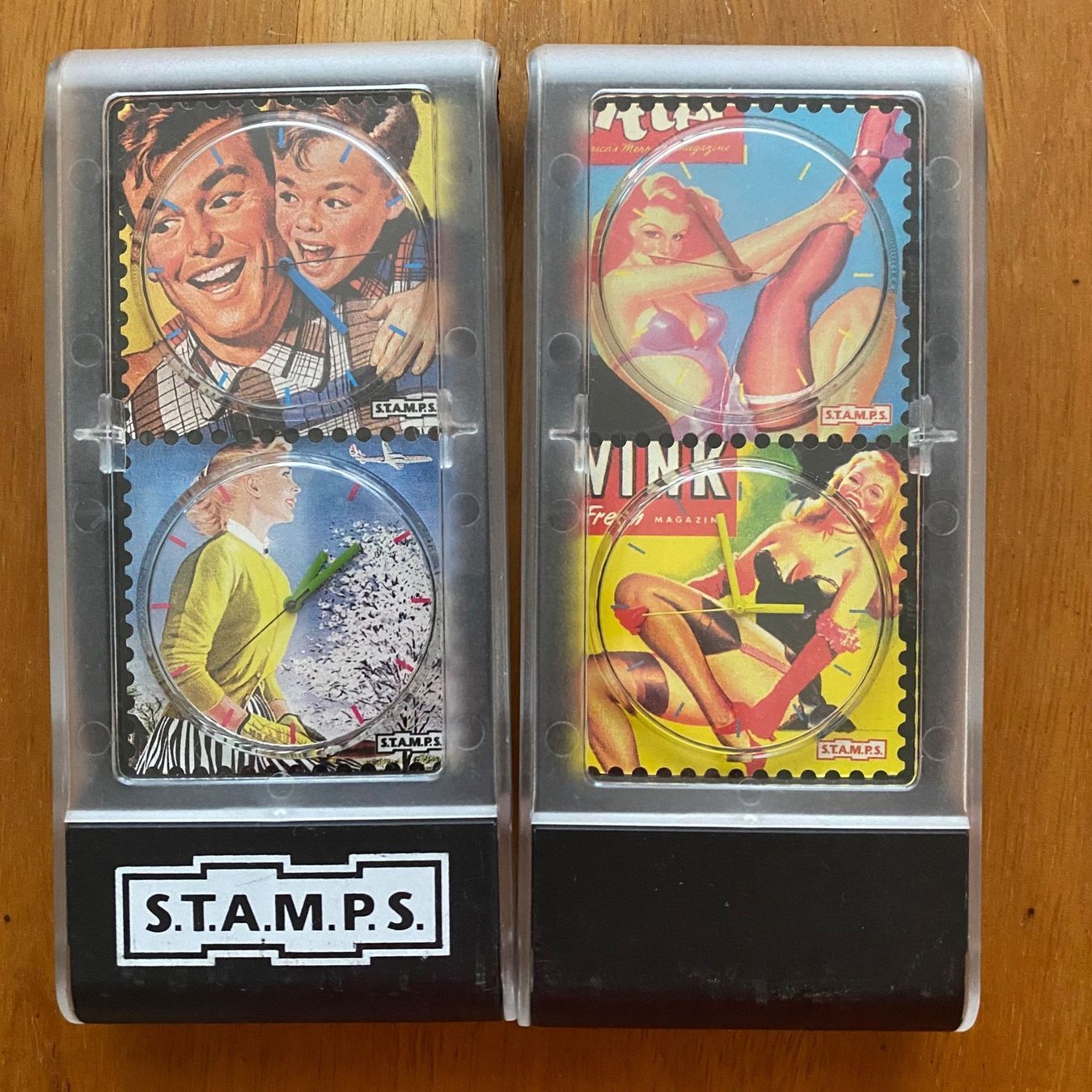 Orologi: Sammlerobjekt: 4 Stamps Uhren – Nuovo (secondo la descrizione) da Rorbas venduto da tun_m7fz 3