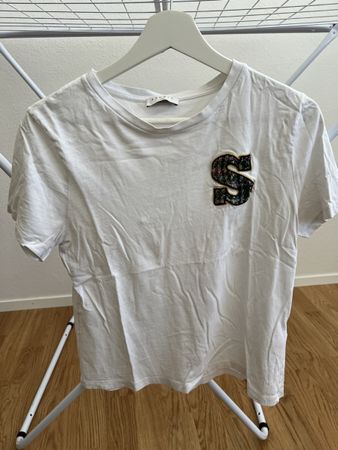 Damen T-Shirt Sandro Paris Weiss Grösse S
