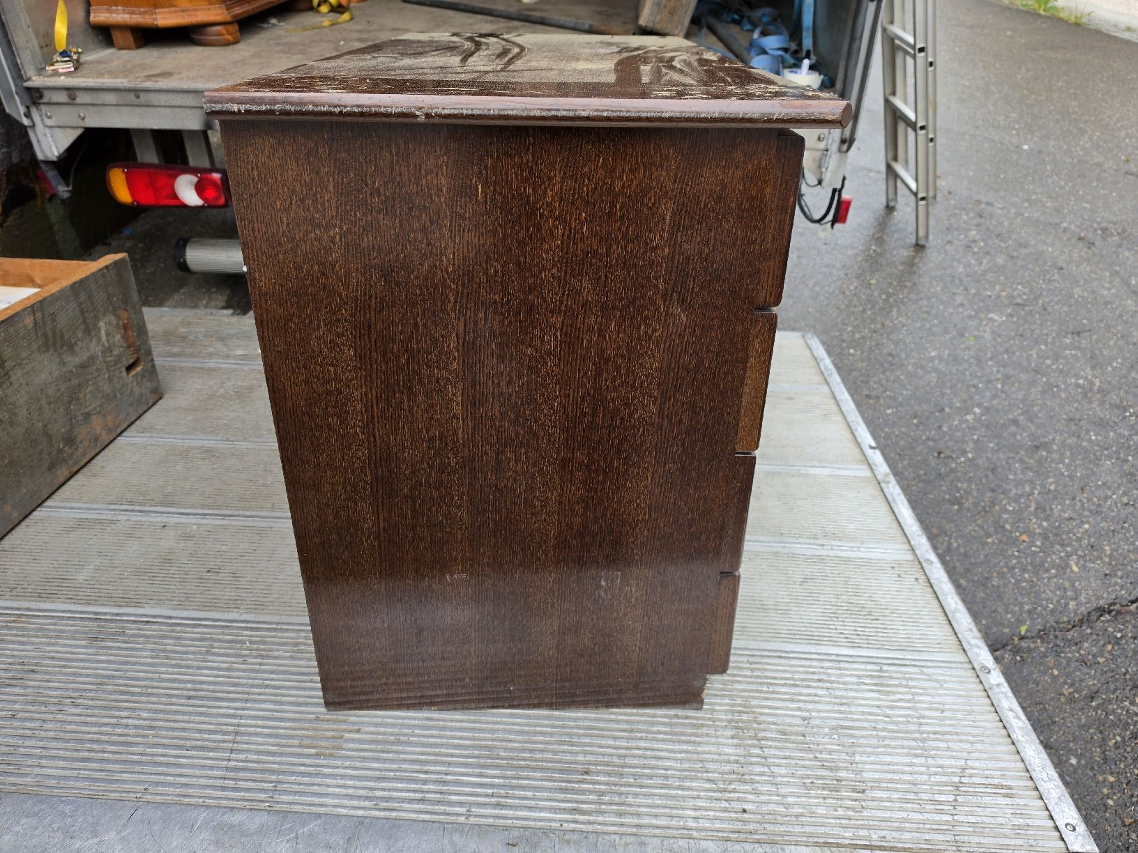 Cassettiere: Retro Kommode/Sideboard mit 4 Schubladen, Holz, Top! – Usato da Mettlen venduto da elios0888 2