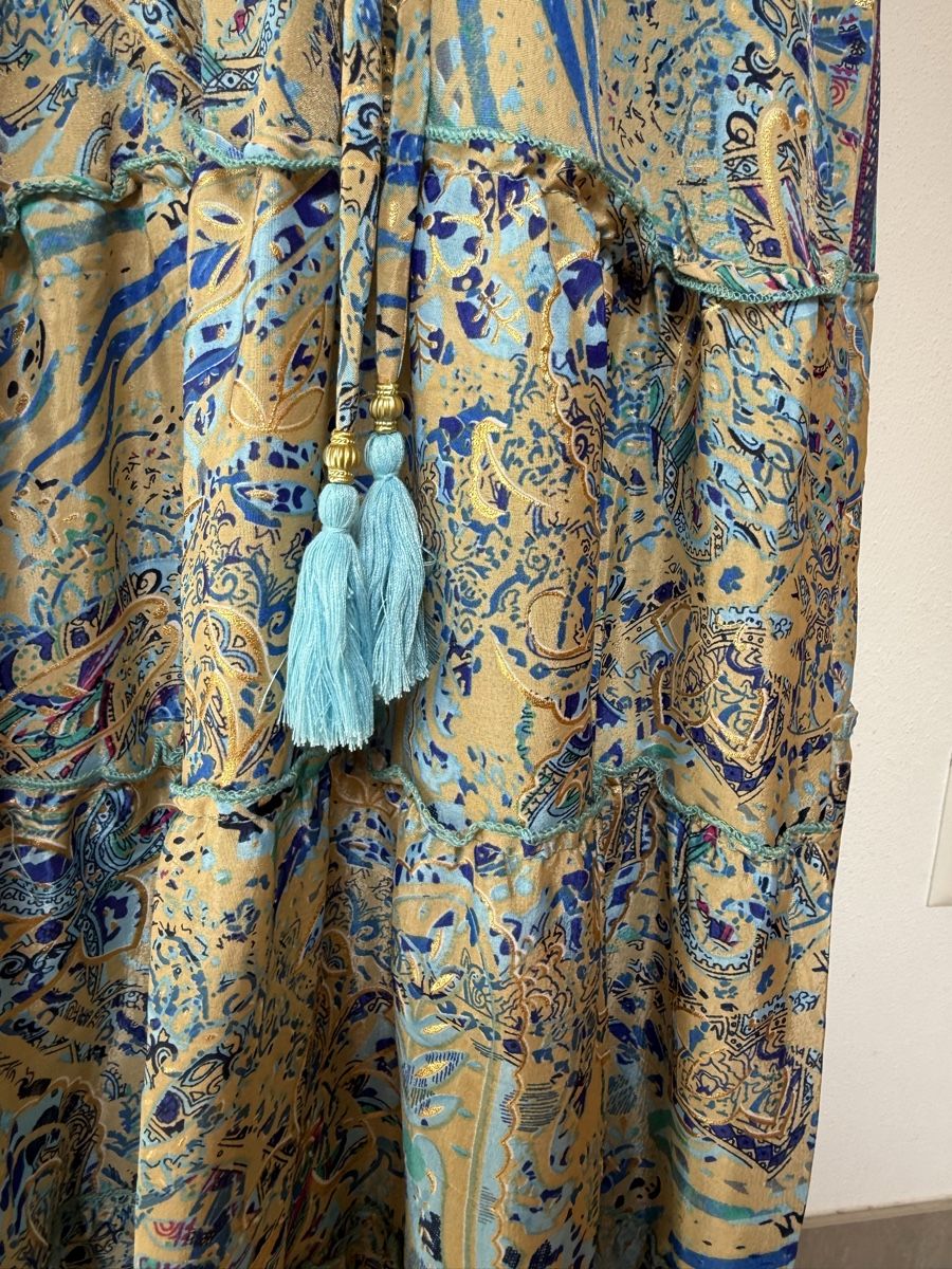 Vestiti: Boho Maxistufenkleid aus Seide – Nuovo (secondo la descrizione) da Sigriswil venduto da ck56 7