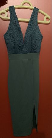 Elegantes Kleid mit Spitzenoberteil Gr. 36
