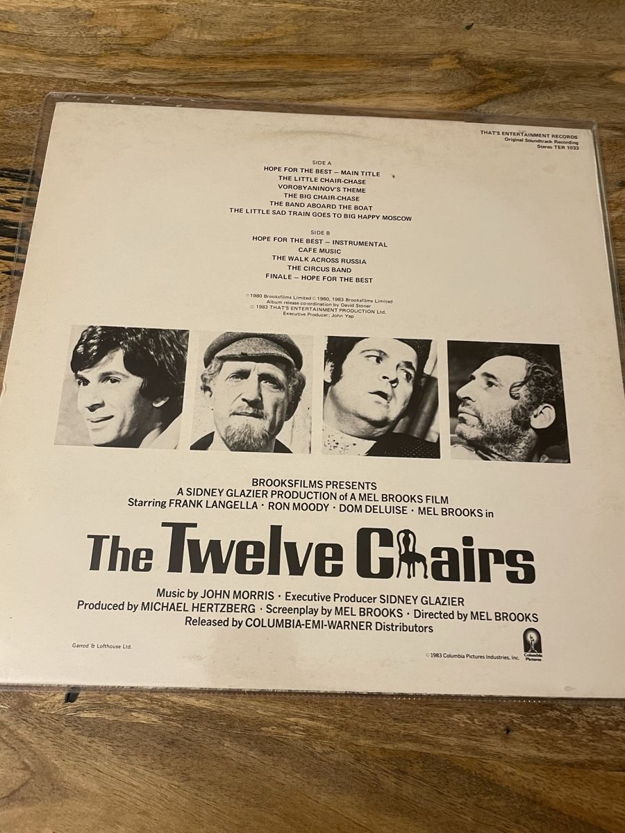 Dischi in vinile: The Twelve Chairs - Soundtrack LP Jon Morris – Usato da Hombrechtikon venduto da baersandro 1