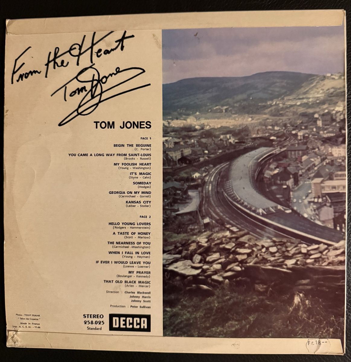 Schallplatten: Tom Jones - From The Heart - Schallplatte – Gebraucht aus Goldach von Messerguru 2