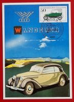 DEUTSCHLAND WANDERER OLDTIMER AUDI BERLIN MAXIMUMKARTE 1982