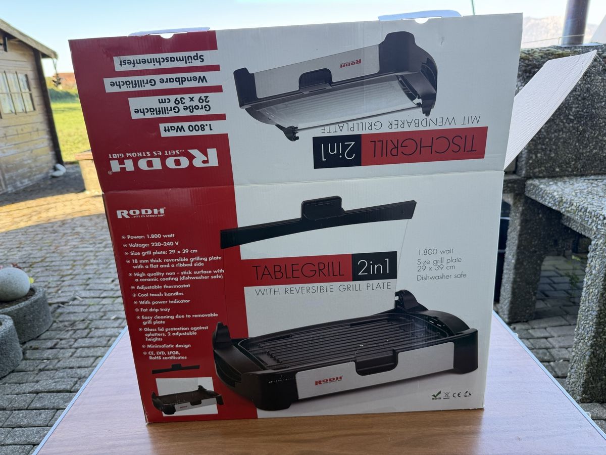 Grills: Tischgrill RODHE – Neu und originalverpackt aus Horriwil von Joseph24 3