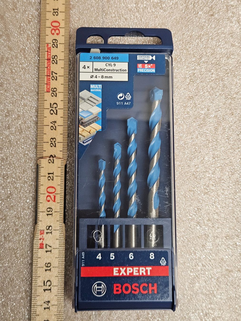 Bosch Tutti gli attrezzi: Bosch Expert CYL-9 Bohrer-Set MultiConstruction / 4-teilig – Nuovo (secondo la descrizione) da Bremgarten b. Bern venduto da Goldnugget120