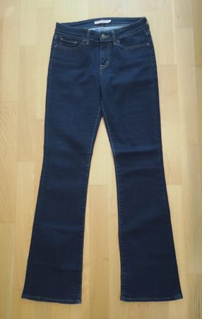 Levis 715 Bootcut W28 L32 dunkelblau 