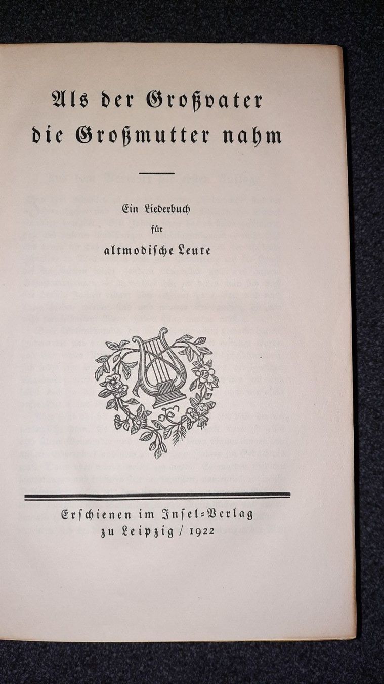 Libri: ALS DER GROSSVATER DIE GROßMUTTER  NAHM – Usato da zürich venduto da gabab 2