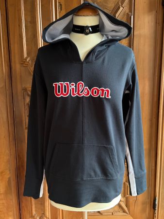 WILSON HOODIE Größe M Zustand: Perfekt Farbe: Schwarz Weiß