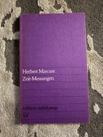 Herbert Marcuse "Zeit-Messungen" mit originaler Unterschrift