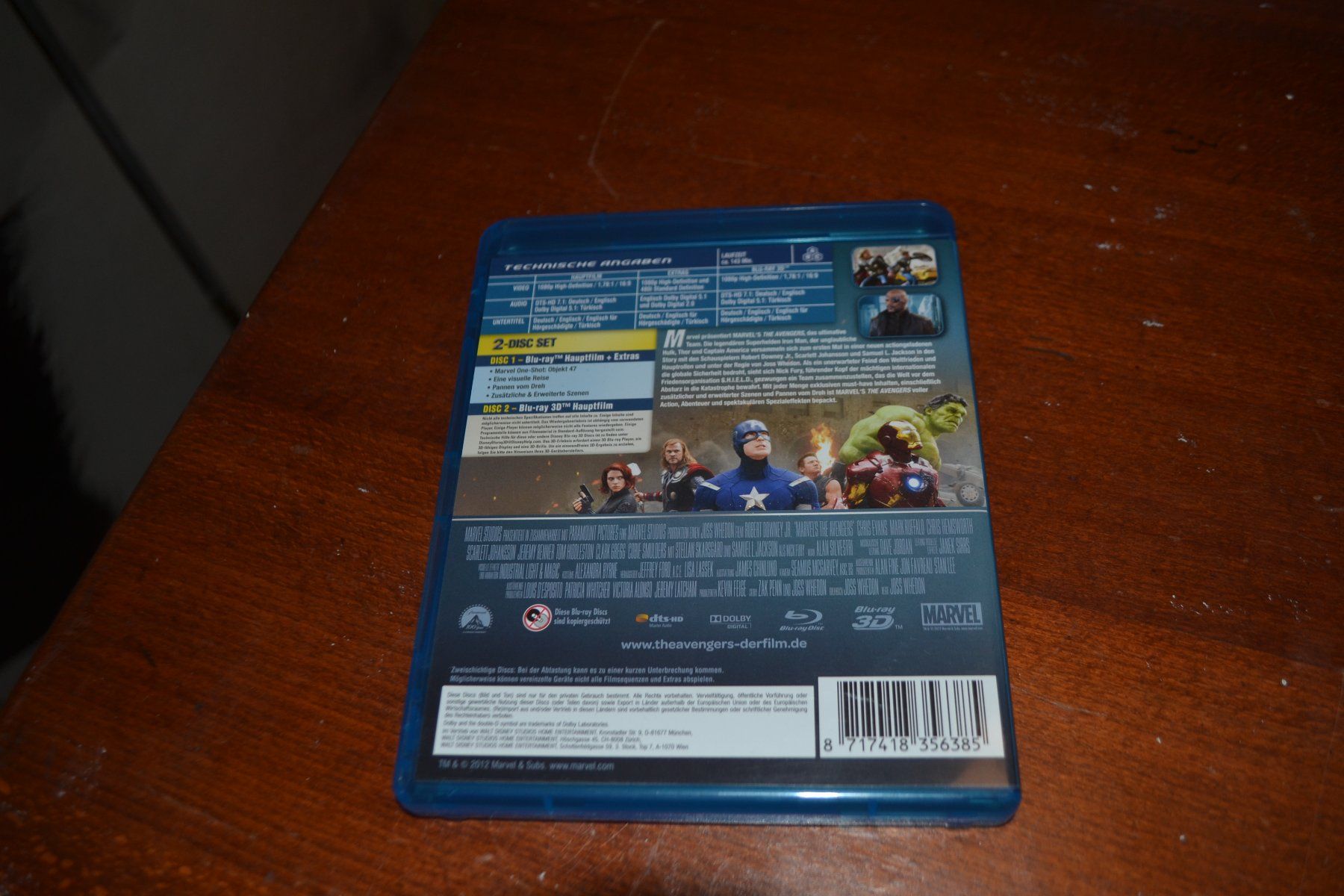 Tutti i DVDs: Marvels Advengers in 3D – Usato da Laupen ZH venduto da chefdom 1