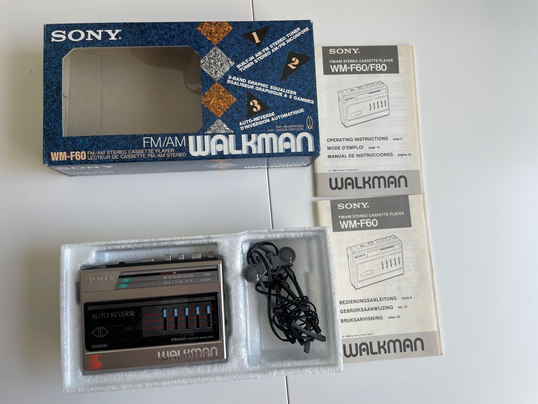 Sony Lettore multimediale portatile: Sony Walkman Cassette Player OVP – Usato da Dällikon venduto da buyandbehappy 1