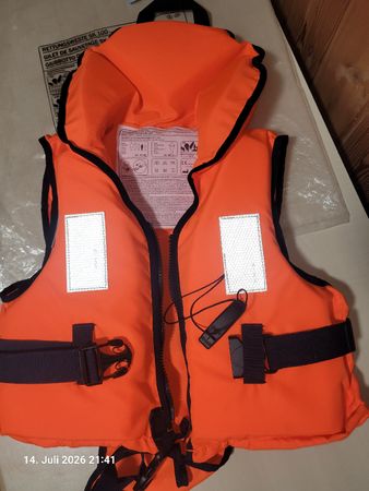 Rettungsweste SK 100 orange Grösse 78-86 cm neu 30-40kg
