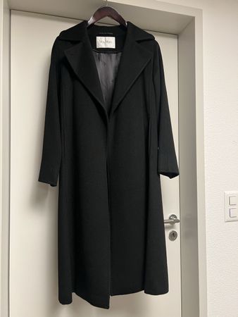 Max Mara Mantel, Schwarz, Gr. IT 40. Neuwertig!Zustand