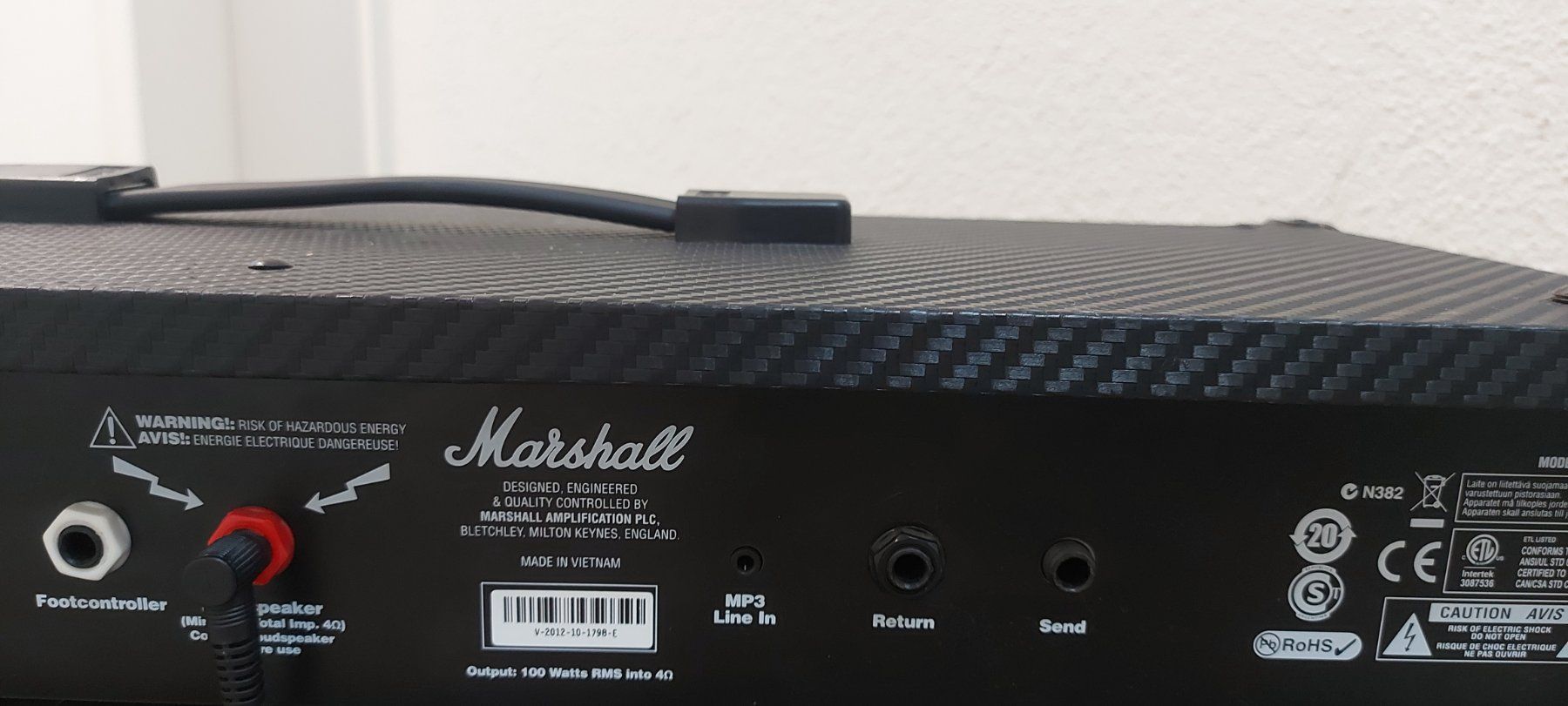 Marshall Amplificatori: Marshall MG102CFX Combo amp.für e-gitarre – Usato da Glattbrugg venduto da Swissmusik 3