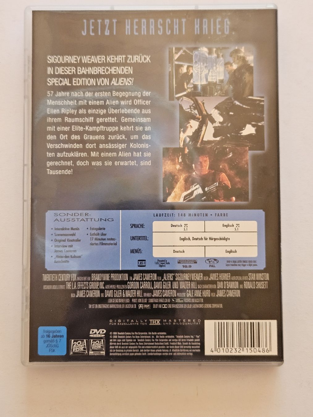 Alle DVDs: Aliens Special Edition DVD 2-Disc Set / #WT18 – Gebraucht aus Oberdorf BL von BaldenEagle 3