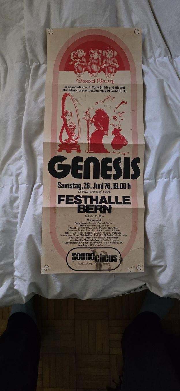 Poster & Bilder: Affiche Genesis 1976 – Gebraucht aus Pully von Abba70