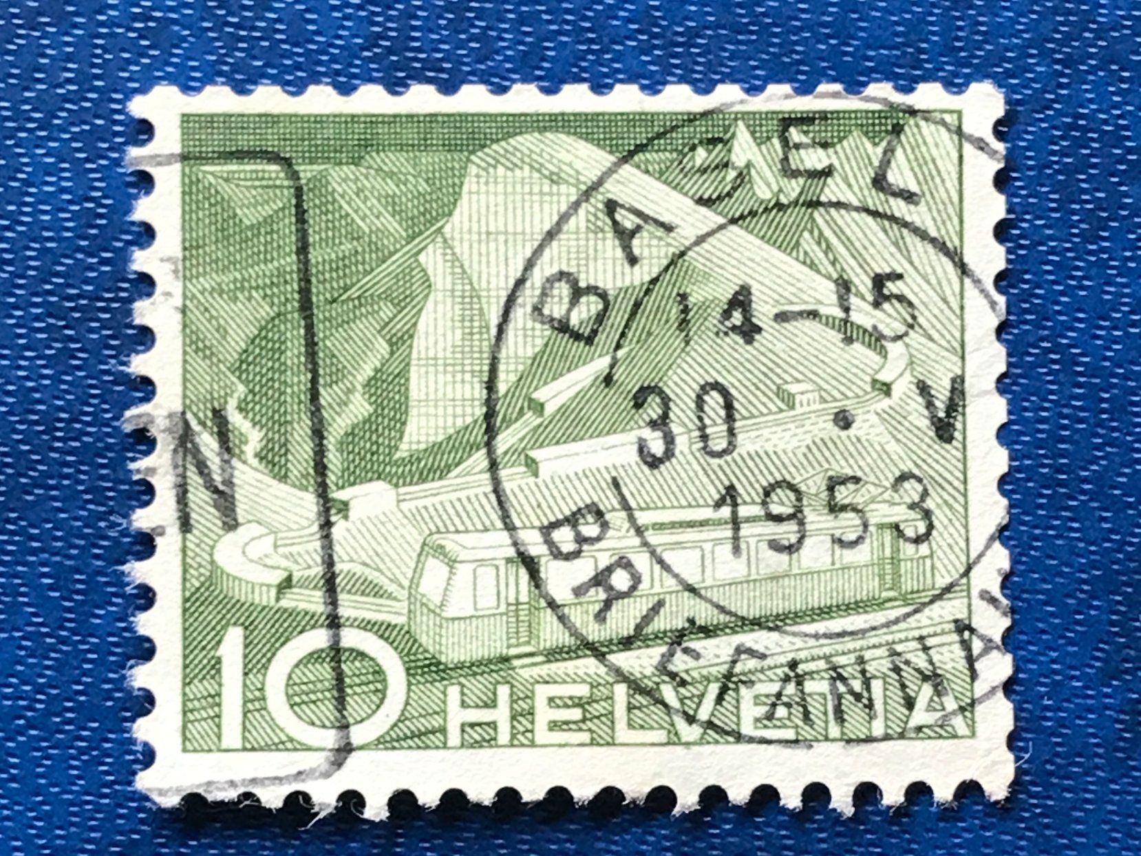 Tutti i francobolli: Nr.299 mit Stempel Bergbahn  1949 – Usato da Aarau venduto da Billa007