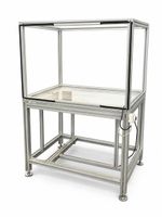 Maschinengestell (Bosch-Profile) mit massiver Aluplatte