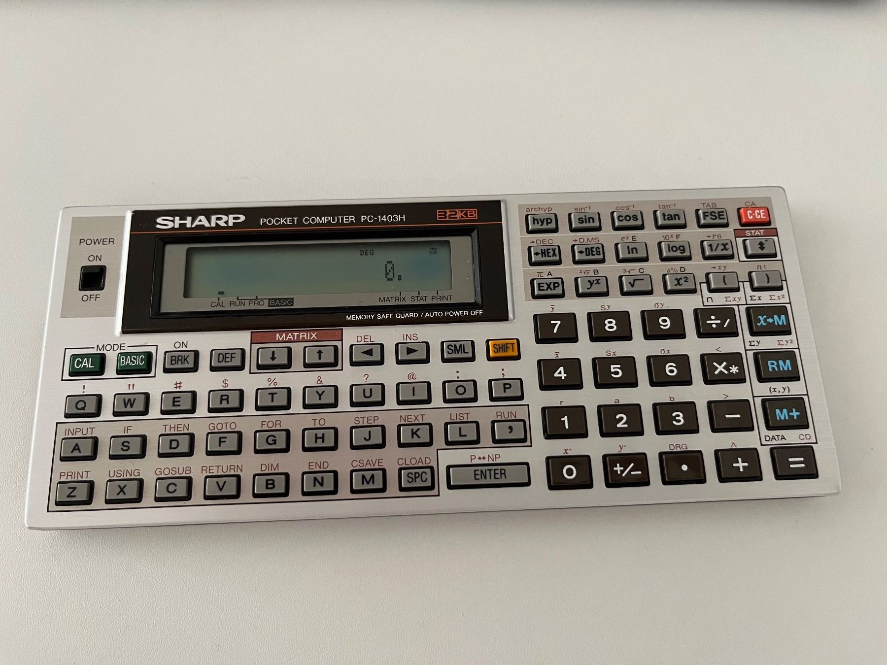 Sharp Taschenrechner: Sharp Pocket Computer PC-1403H Taschenrechner – Gebraucht aus Weisslingen von nizanra 1