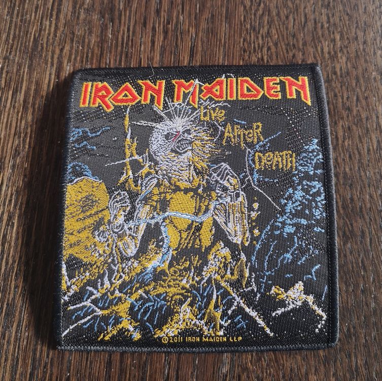 Iron Maiden Live After Death Heavy Metal Patch Aufnäher Kaufen Auf Ricardo 8290