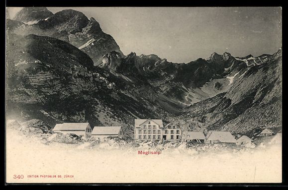 Cartes postales: AK Meglisalp, Ortsansicht – D'occasion à Berlin par bartko-reher