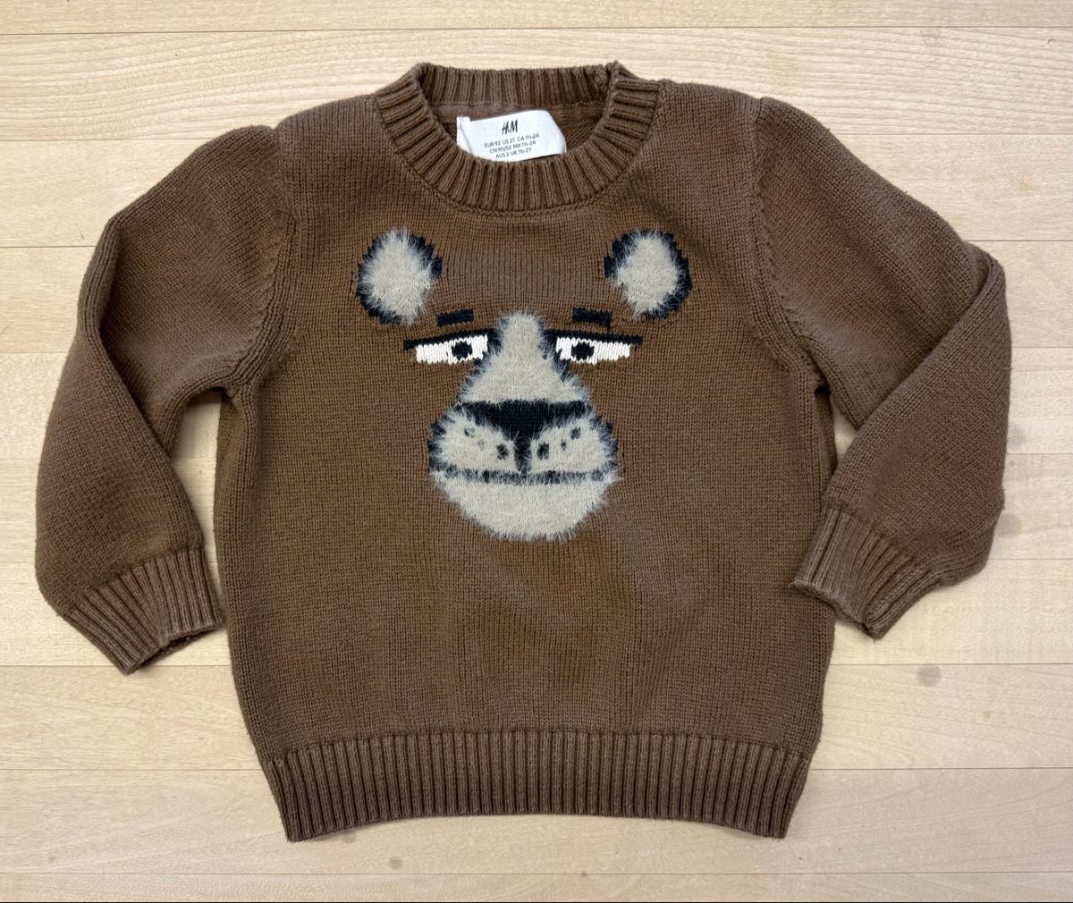 H&M Maglioni & Felpe: Baumwoll Strick Pullover H&M Bär Grösse 92 guter Zustand – Nuovo (secondo la descrizione) da Lyss venduto da Sibella56