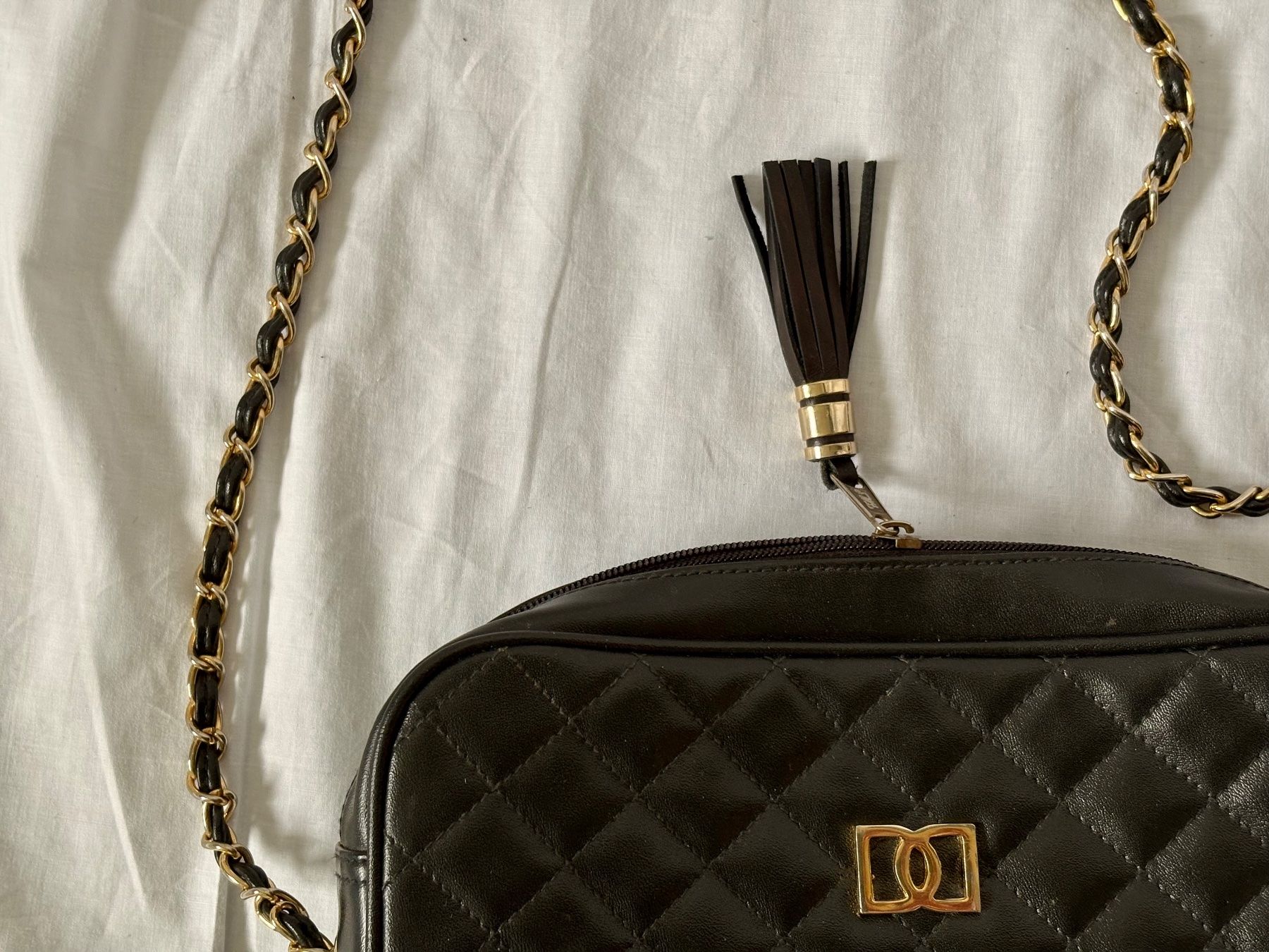 Borse da donna: Vintage Schultertasche "Camera Bag"-Stil, schwarz – Usato da Oberrieden venduto da pet_n2c2 6