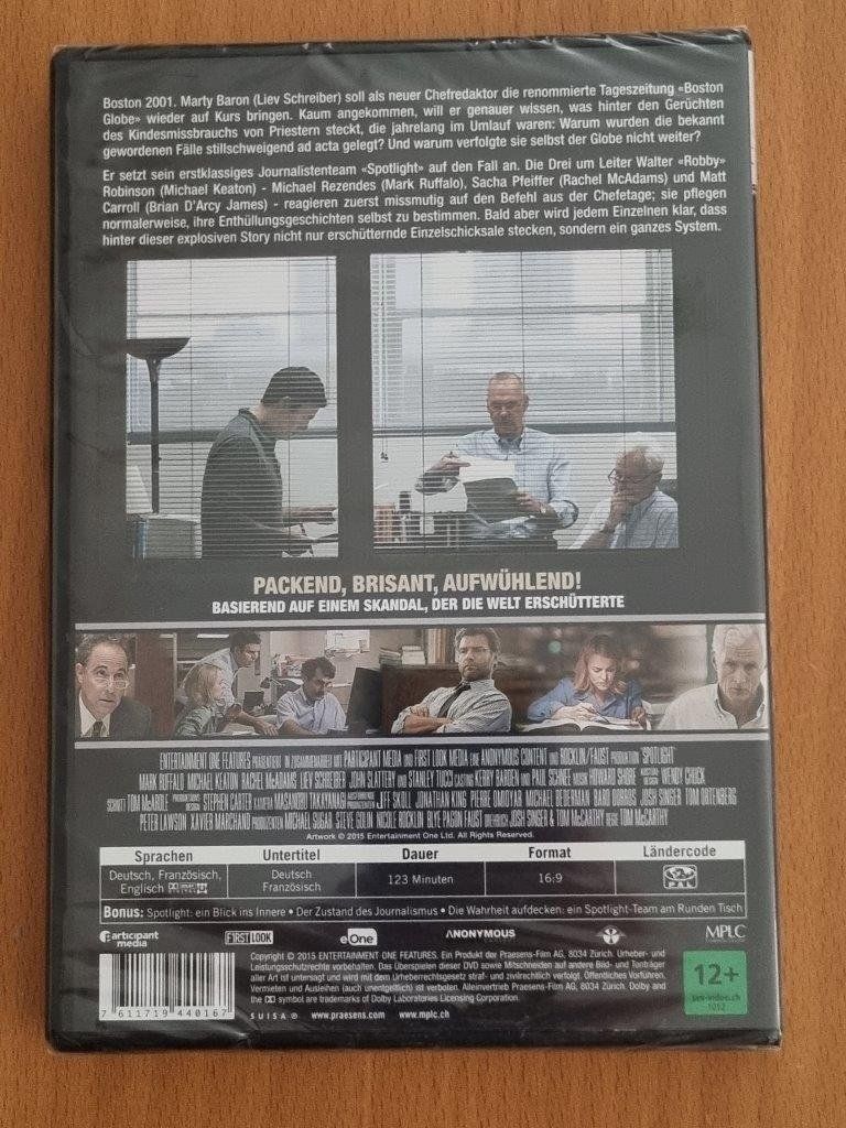 Tous les DVDs: DVD: Spotlight - Read between the Lies -> NEU – Neuf avec emballage d'origine à Ehrendingen par Thomas_2 1