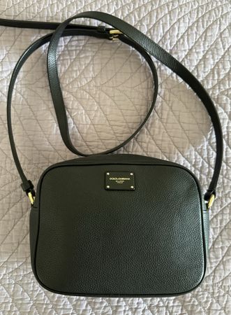Sac bandoulière Dolce & Gabbana cuir noir